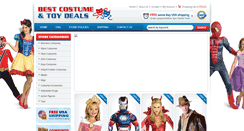 Desktop Screenshot of bestcostumedeal.com